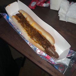 Disgusting hot dog. Going straight to trash! Waste of money. Disgusting hot dog. Going straight to trash! Waste of money.