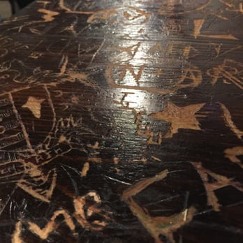 The Factory Pizzeria - All the tables have a lot of character. - Pizza Near Me - Logan, Utah