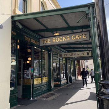The Rocks Cafe - Outside signage - Modern Australian Near Me - The Rocks, NSW