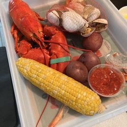 Andrea's West Yarmouth Fish and Lobster - Lobster bake for $40!!!