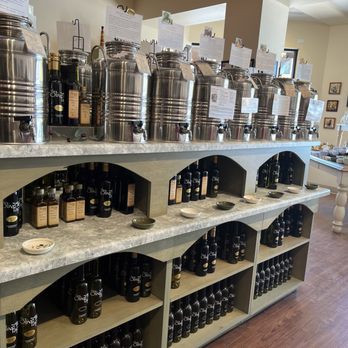 The Olive Tap - a display of olives and jars - Olive Oil Near Me - Manitou Springs, Colorado The Olive Tap - a display of olives and jars - Olive Oil Near Me - Manitou Springs, Colorado