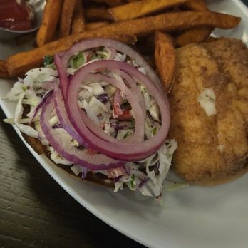 Circa at The Boro - Grouper sandwich - New American Near Me - Tysons, Virginia Circa at The Boro - Grouper sandwich - New American Near Me - Tysons, Virginia