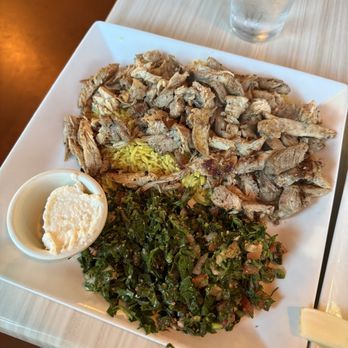 Fattoush - Chicken Shawarma Platter - Mediterranean Near Me - Malvern, Pennsylvania