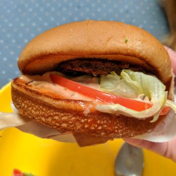 In-N-Out Burger - Close up of hamburger, $2.55 prior to tax ($2.79 after). - Burgers Near Me - Azusa, California
