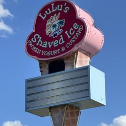 Lulu's Shaved Ice - Sign