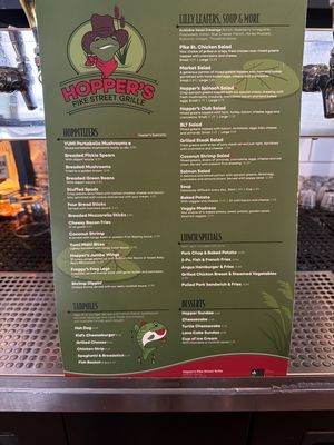 Menu photo 1 Hoppers Pike Street Grill Goshen, IN Menu photo 1 Hoppers Pike Street Grill Goshen, IN