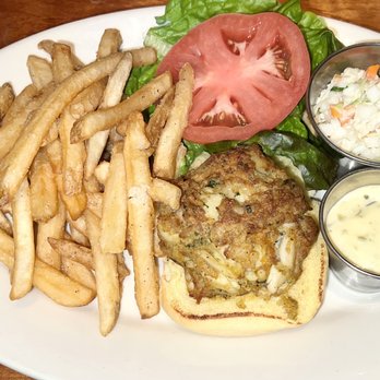 Old Ebbitt Grill - Jumbo Lump Crab Cake Sandwich - Bars Near Me - Washington, DC, District of Columbia Old Ebbitt Grill - Jumbo Lump Crab Cake Sandwich - Bars Near Me - Washington, DC, District of Columbia