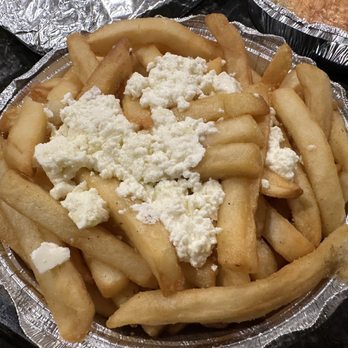 Meat The Greeks - Greek fries. So good! Gotta get em! - Greek Near Me - Lake Ronkonkoma, New York