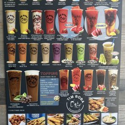 Full menu as of 6/24/26
