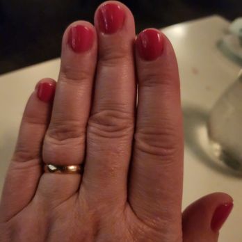 Zen Nails Spa - My gel mani in wild watermelon! And yes, I like it super short! - Nail Salons Near Me - Las Vegas, Nevada Zen Nails Spa - My gel mani in wild watermelon! And yes, I like it super short! - Nail Salons Near Me - Las Vegas, Nevada