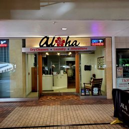 Exterior outside entrance of Aloha Dry Cleaners And Laundry - The Aloha Dry Cleaners & Laundry at the Ala Moana Shopping Center. - Honolulu, Hawaii Exterior outside entrance of Aloha Dry Cleaners And Laundry - The Aloha Dry Cleaners & Laundry at the Ala Moana Shopping Center. - Honolulu, Hawaii
