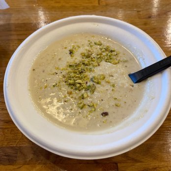 Miyaji Kebab & Rumali Rolls - Rice pudding with chopped pistachios. - Halal Near Me - Gaithersburg, Maryland Miyaji Kebab & Rumali Rolls - Rice pudding with chopped pistachios. - Halal Near Me - Gaithersburg, Maryland