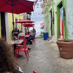 Outside seating