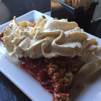 Skillet - Strawberry balsamic pie with the best whipped cream I've ever tasted - New American Near Me - Columbus, Ohio Skillet - Strawberry balsamic pie with the best whipped cream I've ever tasted - New American Near Me - Columbus, Ohio