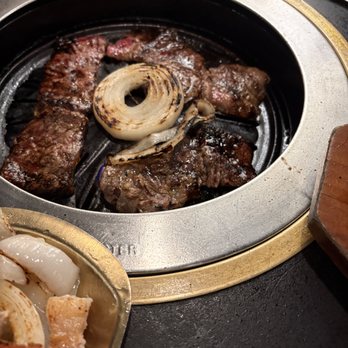 Miss KOREA BBQ - grilled beef platter - Korean Near Me - New York, New York Miss KOREA BBQ - grilled beef platter - Korean Near Me - New York, New York