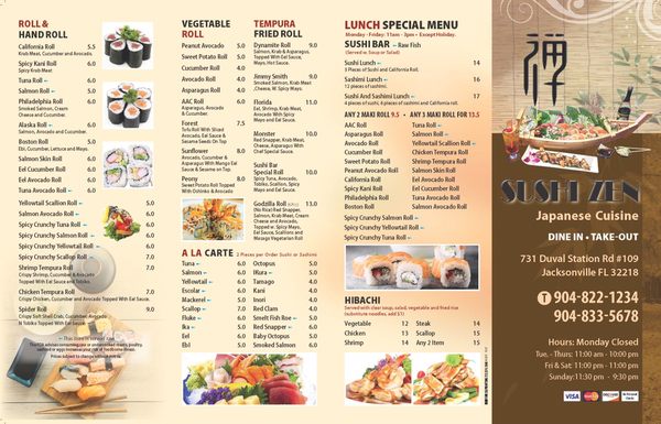 Menu photo 7 Sushi Zen Jacksonville, FL Menu photo 7 Sushi Zen Jacksonville, FL