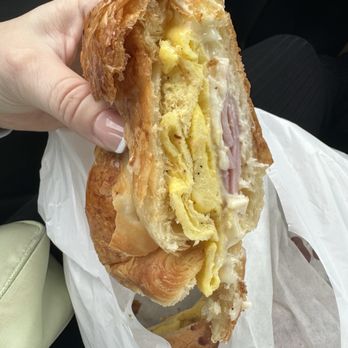 Tasty Donuts & Cafe - 2. Ham, Egg and Cheese Croissant - Donuts Near Me - West Hollywood, California Tasty Donuts & Cafe - 2. Ham, Egg and Cheese Croissant - Donuts Near Me - West Hollywood, California