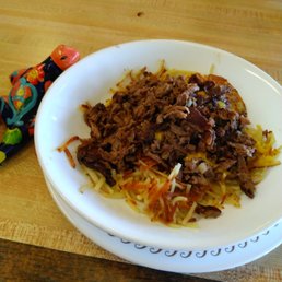 a plate of food on a table a plate of food on a table