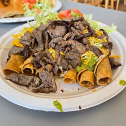 Colima's Mexican Restaurant - Taquitos plate