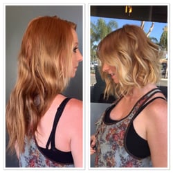 Alyssa At Fierro Hair - From green ends to gorgeous ends