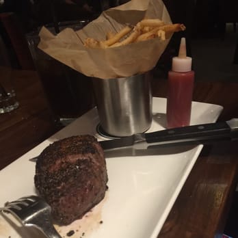 Del Frisco's Grille - Medium rear filet mignon.... Yum - New American Near Me - Hoboken, New Jersey