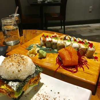 Bubblefish - Salmon Sushi Burger, Salmon Sashimi & Marilyn Monroll. I love all of them. Definitely recommend the burger & the special rolls - Taiwanese Near Me - Philadelphia, Pennsylvania Bubblefish - Salmon Sushi Burger, Salmon Sashimi & Marilyn Monroll. I love all of them. Definitely recommend the burger & the special rolls - Taiwanese Near Me - Philadelphia, Pennsylvania