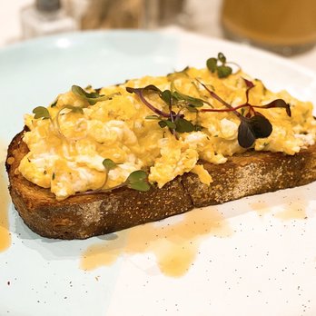 Bluestone Lane Harvard Square Café - Goat cheese scrambled eggs - Coffee & Tea Near Me - Cambridge, Massachusetts Bluestone Lane Harvard Square Café - Goat cheese scrambled eggs - Coffee & Tea Near Me - Cambridge, Massachusetts