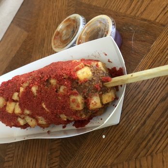 Poke Bistro - This is a Korean corn dog! - Seafood Near Me - Riverside, California Poke Bistro - This is a Korean corn dog! - Seafood Near Me - Riverside, California