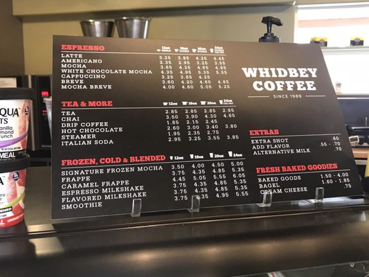 Menu photo 2 Whidbey Coffee Oak Harbor, WA