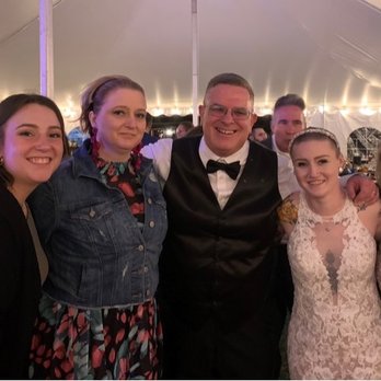 Adoption Advocates - Birth Mom and her daughter with my wife/ me and our daughter at her Wedding. - Adoption Services Near Me - Austin, Texas
