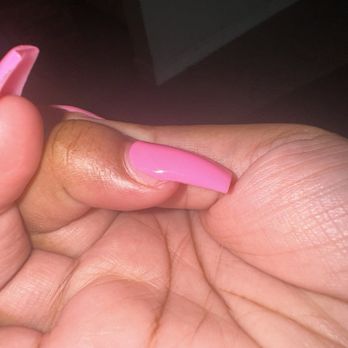 Amity Nails - My right index finger on the side of nail - Nail Salons Near Me - Pontiac, Michigan Amity Nails - My right index finger on the side of nail - Nail Salons Near Me - Pontiac, Michigan