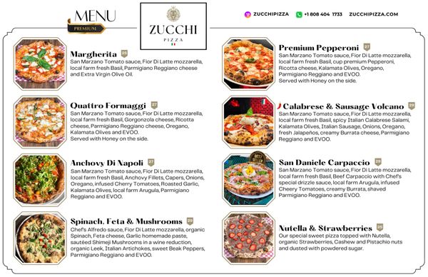 Menu photo 4 Zucchi Pizza Honolulu, HI