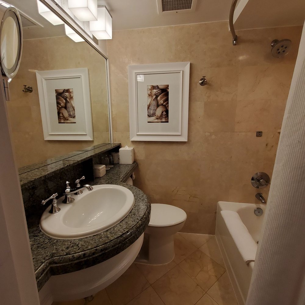 The Don CeSar - Room 447 bathroom - Resorts Near Me - St. Pete Beach, Florida The Don CeSar - Room 447 bathroom - Resorts Near Me - St. Pete Beach, Florida