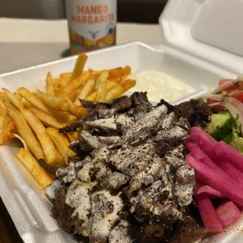 Damasquino - Beef Shawarma Plate - Middle Eastern Near Me - Glendora, California Damasquino - Beef Shawarma Plate - Middle Eastern Near Me - Glendora, California