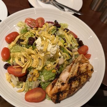 Pinstripes - Signature Chop Salad w/ Salmon - Bowling Near Me - San Mateo, California Pinstripes - Signature Chop Salad w/ Salmon - Bowling Near Me - San Mateo, California