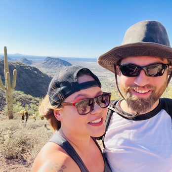 Sunrise Trailhead - So windy up there! - Hiking Near Me - Scottsdale, Arizona
