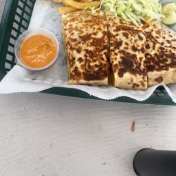 Shrimp quesadilla