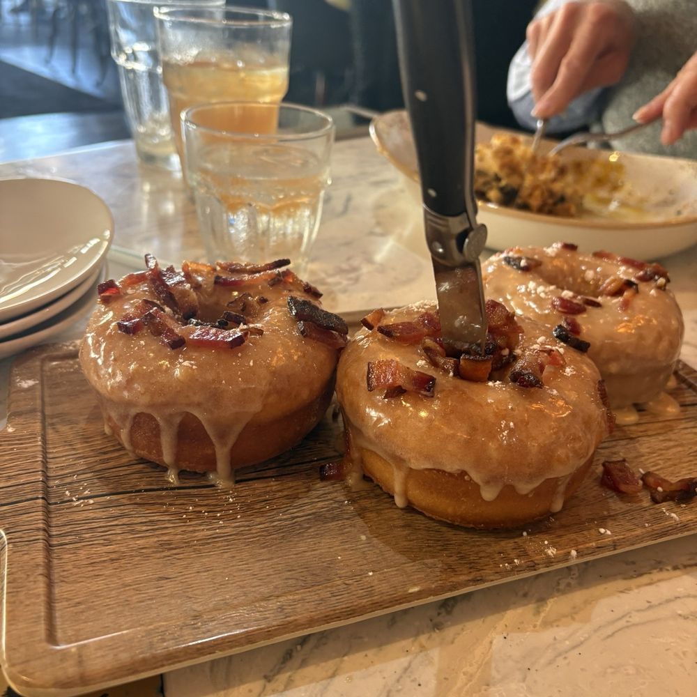 Famous Maple Bacon Doughnuts