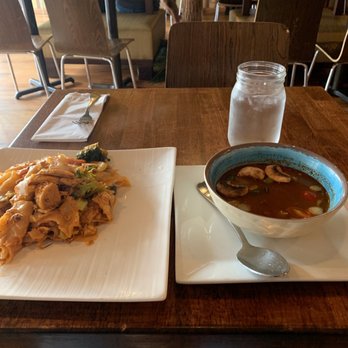 Yummy Thai - Sriracha chicken noodles and lemon grass soup - Thai Near Me - New York, New York