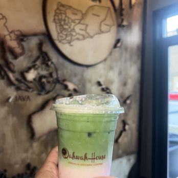 Qahwah House - Strawberry matcha - Coffee & Tea Near Me - Clifton, New Jersey Qahwah House - Strawberry matcha - Coffee & Tea Near Me - Clifton, New Jersey
