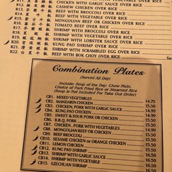 Tea Garden - Menu as of April 2023