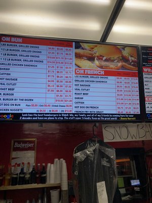Menu photo 4 Lee's Hamburgers Slidell, LA