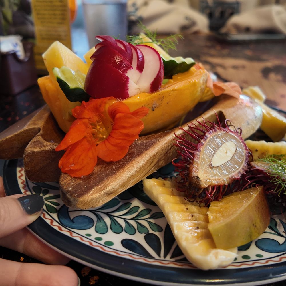 Pele's Kitchen - Exotic Fruit Plate @ Pele's Kitchen - Breakfast & Brunch Near Me - Pahoa, Hawaii Pele's Kitchen - Exotic Fruit Plate @ Pele's Kitchen - Breakfast & Brunch Near Me - Pahoa, Hawaii