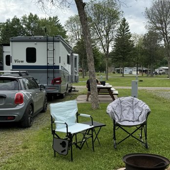 Rivers Bend RV Resort & Campground - Site 2 pretty large pull thru - Campgrounds Near Me - Iron Mountain, Michigan Rivers Bend RV Resort & Campground - Site 2 pretty large pull thru - Campgrounds Near Me - Iron Mountain, Michigan