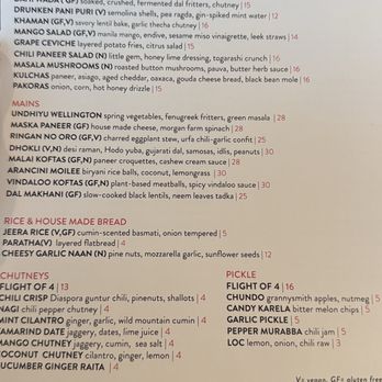 Besharam - Menu - Indian Near Me - San Francisco, California