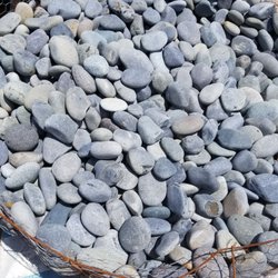 Smaller round rocks