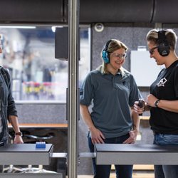 Burton Lewis Agency - Students on the indoor range