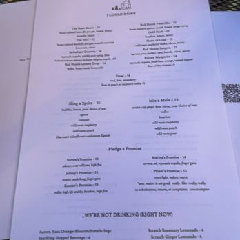 Red House - Menu - New American Near Me - Renton, Washington
