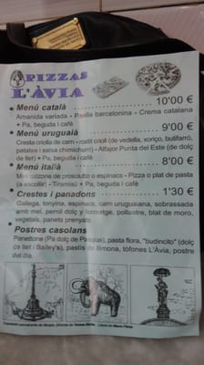 Menu photo 1 L'Àvia Barcelona, B