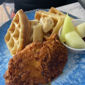 The Sticky Bun - Spicy Chicken and waffles - Breakfast & Brunch Near Me - Deerfield Beach, Florida The Sticky Bun - Spicy Chicken and waffles - Breakfast & Brunch Near Me - Deerfield Beach, Florida